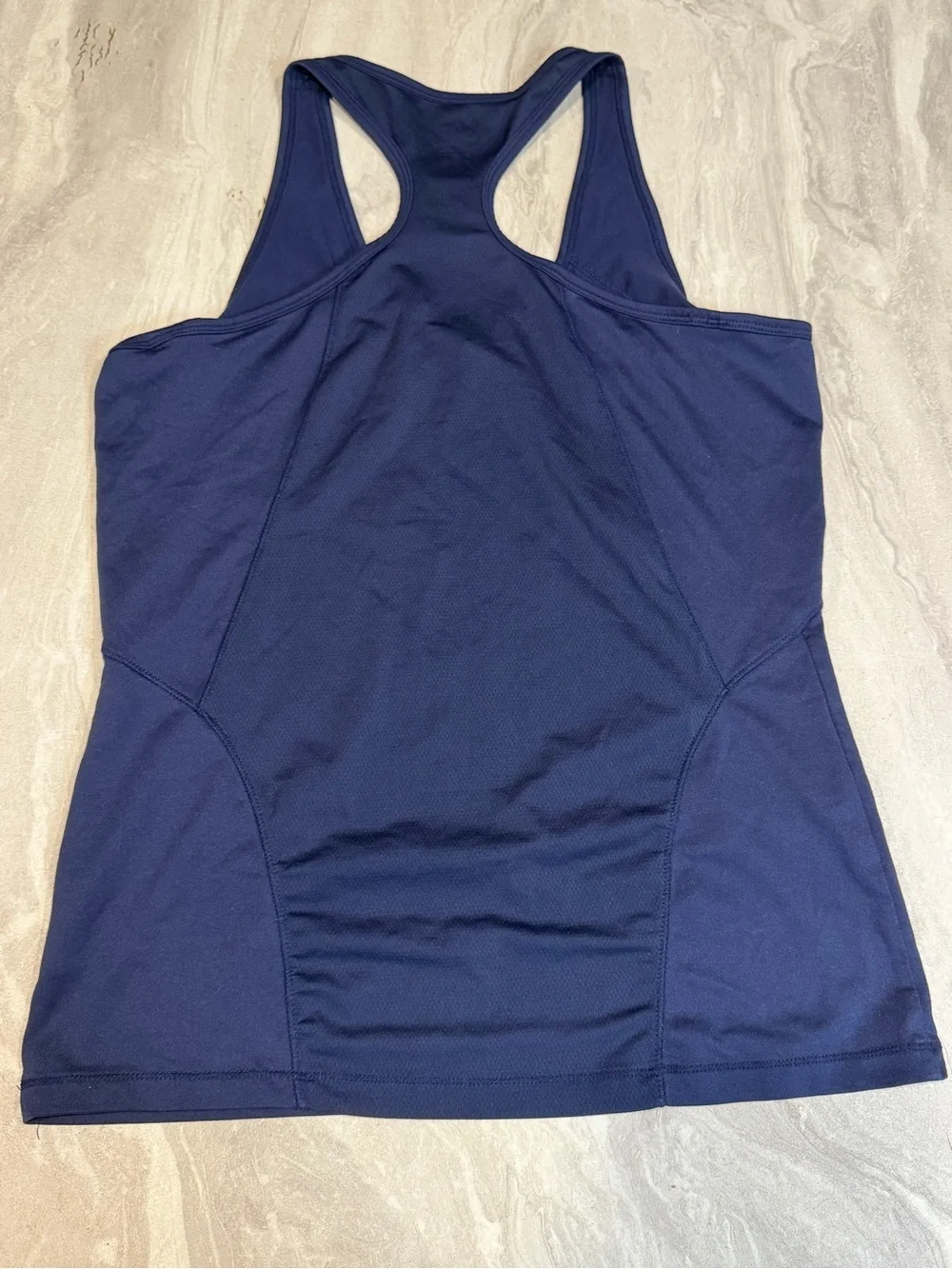 ALO Yoga Navy Racerback V-Neck Tank